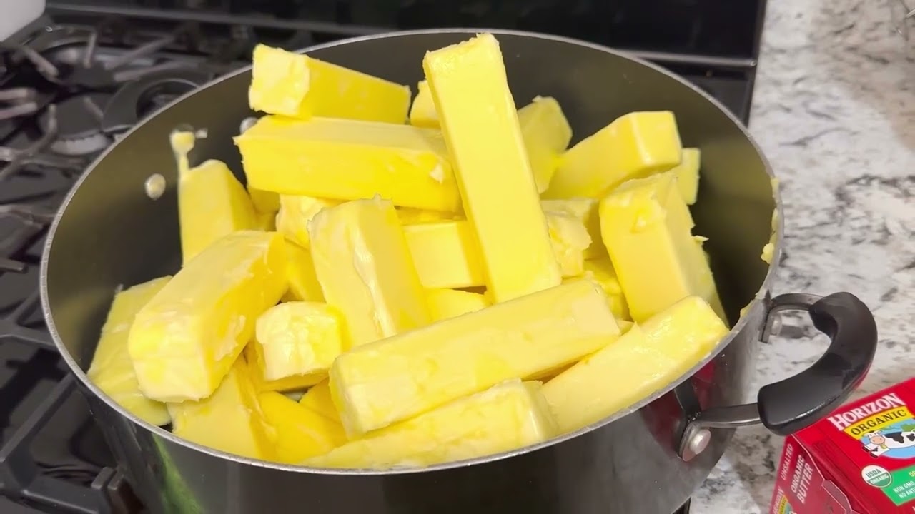 Kibe ቂቤ ፡Ethiopian traditional seasoned butter or kibe in America , የቅቤ አነጣጠር በ አሜሪካ