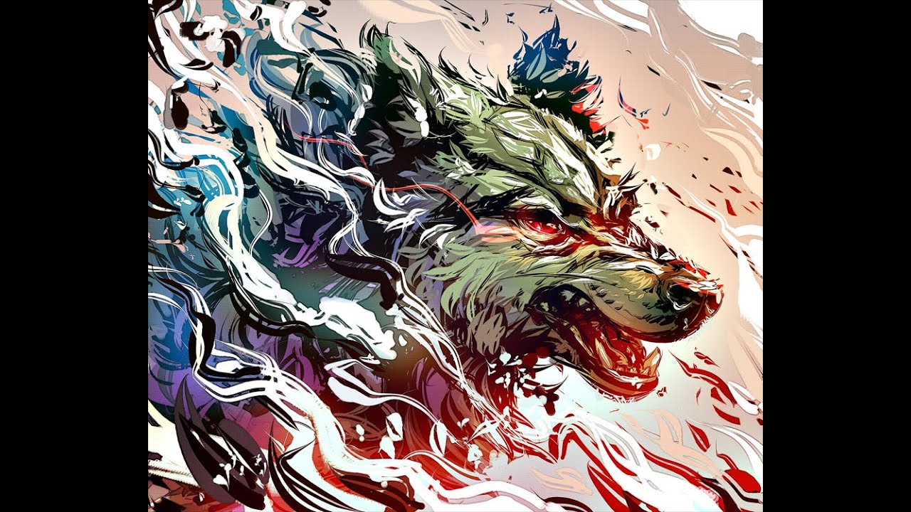 Wolf Speedpaint - YouTube