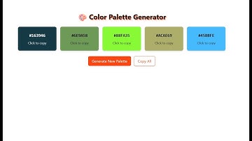 Day 5 - Color Palette Generator