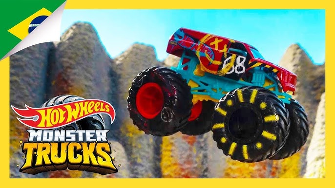 Batalha de HOT WHEELS MONSTER TRUCKS com Marcos - Brancoala Brinquedos 