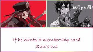 Genshin Impact | Hu Tao's ENG VA - Hu Tao Fansong (胡口桃生) | w/Lyrics {Request}