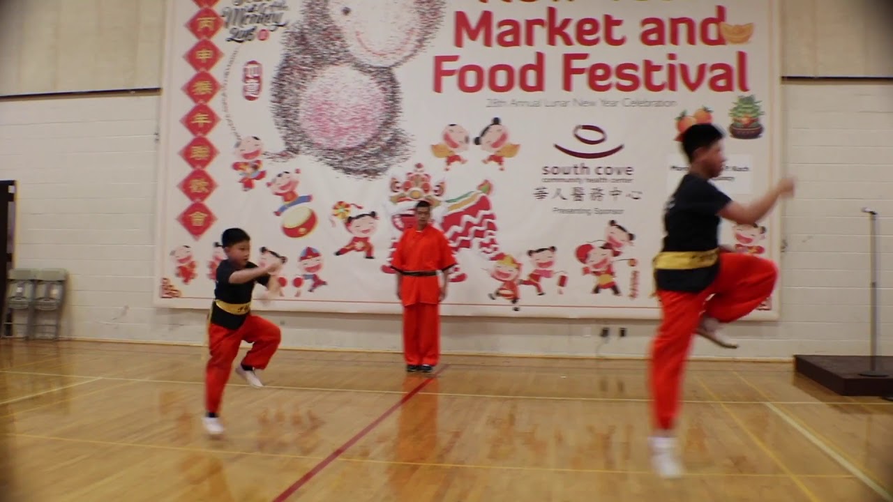 Chinese Lunar New Year 2016 Performance Boston Shaolin Kung Fu