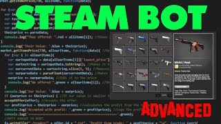 How to make a steambot (Market API)