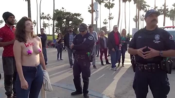 LAPD tells topless women that pasties don't count as a shirt