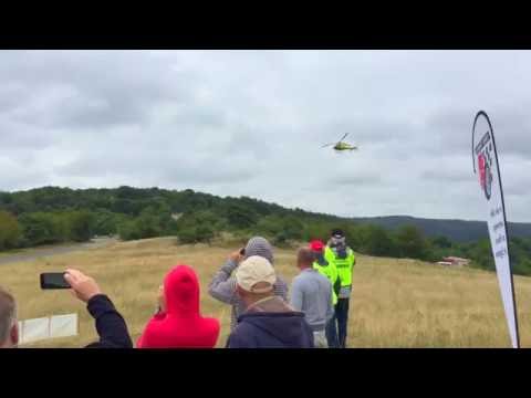 WRC Rallye Deutschland 2016 - Amazing Helicopter Pilot