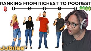 Strangers Rank Themselves Richest To Poorest | Pink Reacts