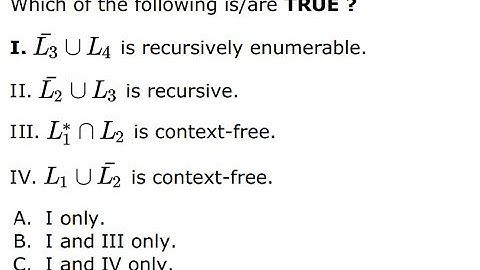 GATE CS/IT 2016  | Computer Science-Theory of Computation |CFL,REC,RE |Sol #2 | ucourse.in