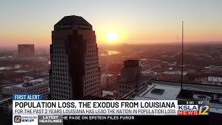 Louisiana leads nation in population loss for second consecutive year