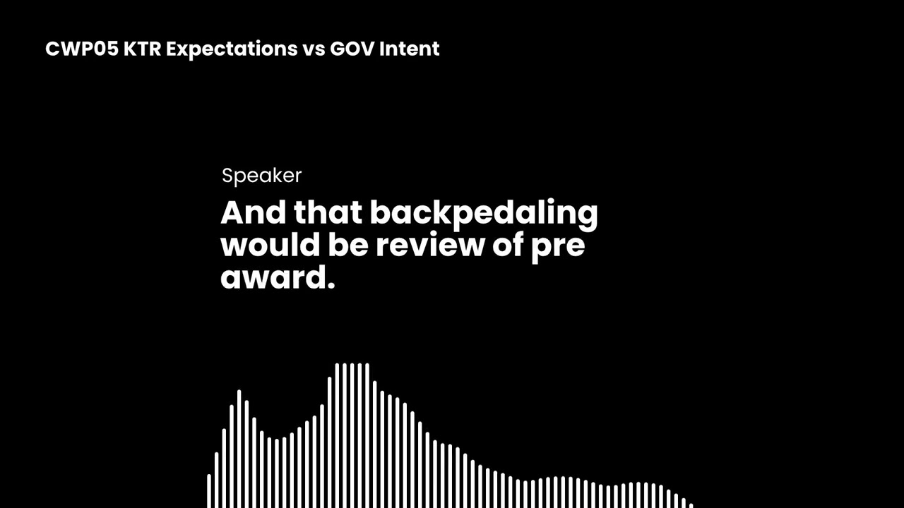 Contractor Expectations vs Government Intent | Contract Warrior