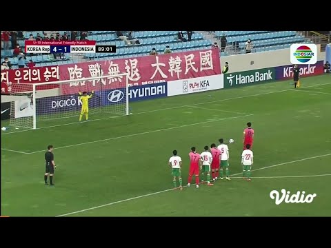 HIGHLIGHT INDONESIA VS KOREA SELATAN u19  Friendly Match