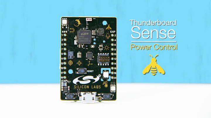EFM8 power control in Thunderboard Sense IoT kit from Silicon Labs