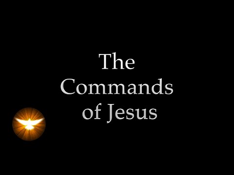 These Things I Command You Jesus' Own Words From The 4 Gospels