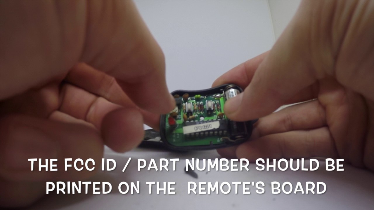 How To Find The FCC ID Change The Battery For Your 2 Btn ProStart how-to-find-the-fcc-id-change-the-battery-for-your-2-btn-prostart