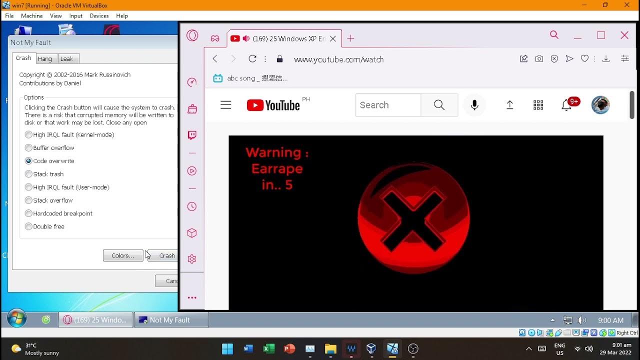 Windows XP Error Sound Variants HAS BSOD YouTube