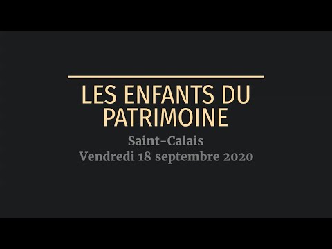 Les enfants du Patrimoine 2020 - Saint-Calais