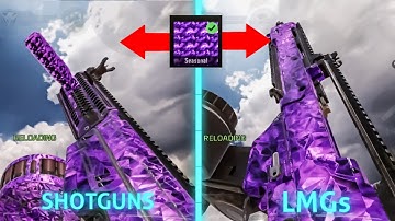 AETHER CRYSTAL ON ALL LMGs and SHOTGUNS! COD Mobile (Road To All Aether) Part - IV
