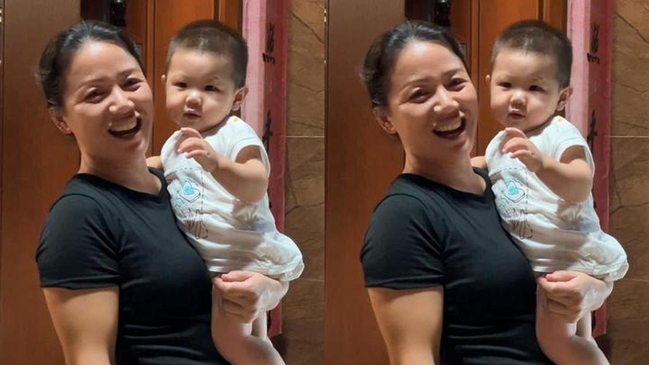 谢总要回去了，老肖摘了四大框龙眼表心意，宝宝懂事的跟大家拜拜#人情世故 #朋友多了路好走 #家有萌娃