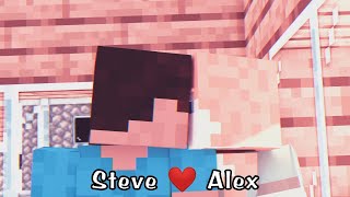 Steve and Alex Love - Steve and Alex Life ep1(Minecraft animation)