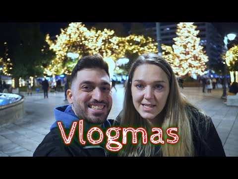 Βόλτα στο στολισμένο Σύνταγμα | Vlogmas