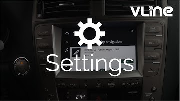 Going through Settings in VLine Infotainment System - Lexus Stereo