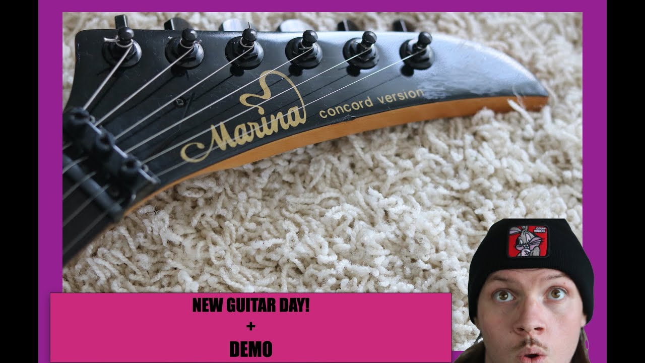 Watch New Guitar Day! 80's Marina Concord Version with crackle paint and Kahler 2550 on YouTube Watch New Guitar Day! 80's Marina Concord Version with crackle paint and Kahler 2550 on YouTube