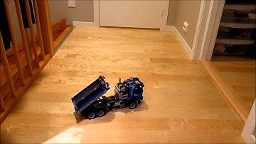 Lego Technic 8052 Motorized V2 - now with remote controlled unload/tip