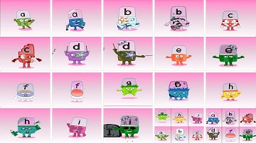 Sprunki Alphablocks A, B, C, D, E, F, G, H and I | Incredibox Compilation  #sprunki #alphablocks