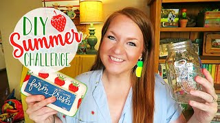 Summer DIY | Summer Strawberry Decor | Strawberry Crafts For Summer Decor