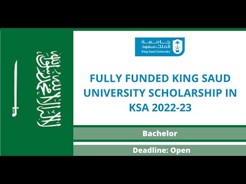 How to apply for King Saud University Scholarships [A step-by-step example for KSU application]
