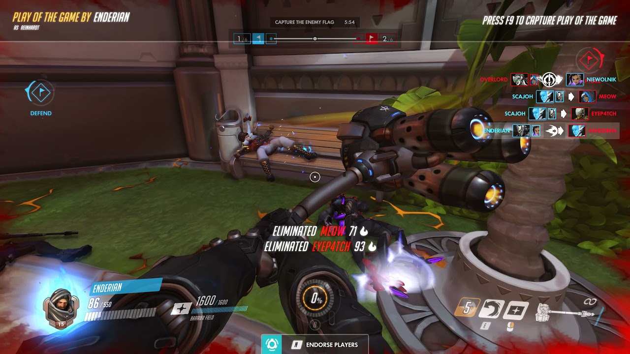 Overwatch - Reinhardt hammer 2  :))