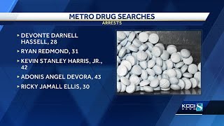 Five charged in Des Moines fentanyl bust