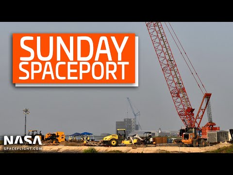 SpaceX Boca Chica - Full Spaceport Overview - Drive Past, Cranes and Starships