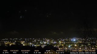 Timelapse Cam 2 - Natt til 2. oktober 2016