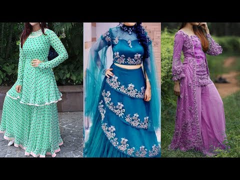 Stunning And Elegant Trendy Plazo With Stylish Long Kurti Dress Design  Collection - YouTube