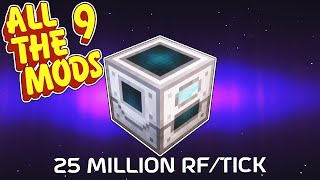 All the Mods 9 Modded Minecraft Easy Mycelial Reactor 25 Million RF EP16