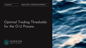 Advanced Pairs Trading: Optimal Trading Thresholds for the O-U Process