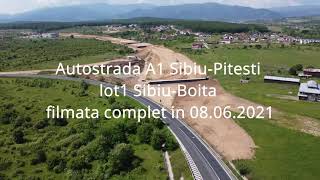 VIDEO: Imagini noi de la cea mai așteptată autostradă din România - Ritm alert pe lotul Sibiu - Boița 1 video