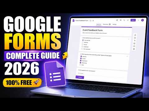 Google Forms 2026 | How to make Professional Online Forms in a few minutes 🔥#google #digital