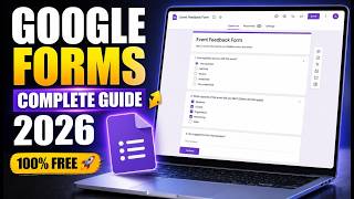 Google Forms 2026 | How to make Professional Online Forms in a few minutes 🔥#google #digital