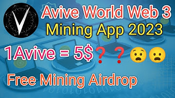 Avive World: Power Real World To Web3 | best crypto mining app 2023 | crypto marg | Raza Official