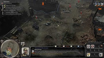 Company of Heroes 2 - Mission 1 Stalingrad Rail Station Gameplay | Non-commentary
