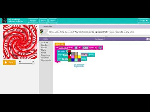Code org | Fun with Artist lab | Trayee's fun world |
