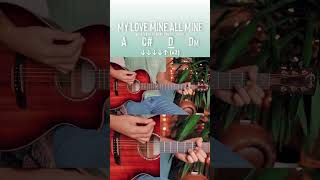 My Love Mine All Mine Mitski Guitar Tutorial // My Love Mine All Mine Guitar Lesson