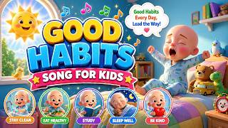Good Habits Song for Kids 😊 | Morning Routine + Learning Rhymes | Kids Songs