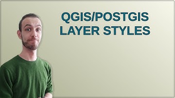Gis: QGIS/PostGIS layer styles