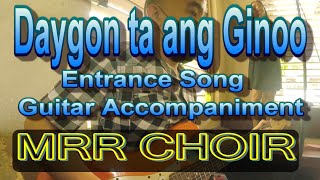 Daygon ta ang Ginoo - Cebuano Catholic Mass song | Guitar Accompaniment with MRR choir