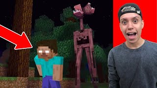 SIREN HEAD INVADIU A FLORESTA DA ESCOLA DE MONSTROS NO MINECRAFT!!