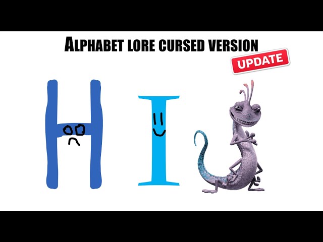 Alphabet lore but cursed by Randomguy103940 on DeviantArt