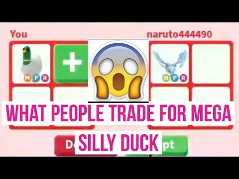 What People Trade For Mega Neon Silly Duck In Adopt Me Trading