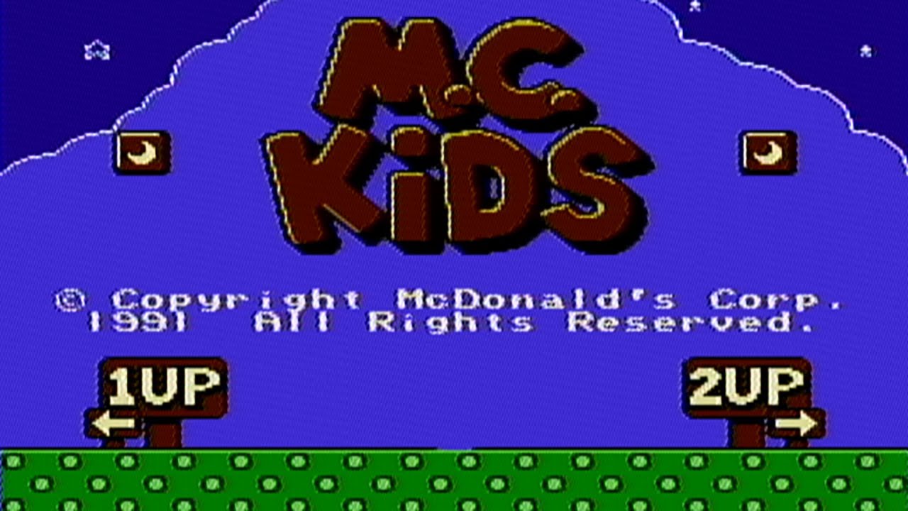 mcdonalds nes game